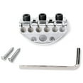 thumbnail image 2 of Guitar Tremolo String Locking Nut Kit Replacement Guitar Bridge Accessory for Electric Guitar (Silver), 2 of 8