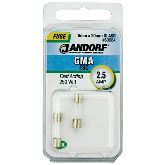 Jandorf Specialty Hardw Fuse Gma 2.5A Fast Acting 60684
