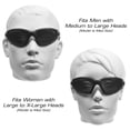 thumbnail image 3 of Bikershades Motorcycle Riding Glasses Foam Padded Mens, 3 of 6