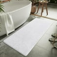 thumbnail image 4 of Softlife Luxury Soft Bathroom Non-Slip Rug Shaggy Bath Mat,24"x60",White, 4 of 6