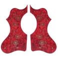 thumbnail image 1 of Acoustic Guitar Pickguard Pack, Bright Colour Guitar Guard Guitar Guard Replacement Plastic Pickguard Plate Beautiful Patterns  For Beginner For Professional Black,White,Red,Brown, 1 of 8