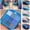 D-9 Colors Blue, variant on 9 Colors Green Glitter Shimmer Eye Shadow Makeup Palette Light Bright Emerald Dark Avocado Neon Green Highly Pigmented Waterproof Matte Glitter Shimmer Pearl Party Sparkling Eyeshadow Palette