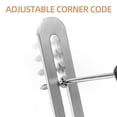 thumbnail image 4 of HEALEEP 4 Pcs Plaque Plate Supports Droits Connecteur de Meubles en Acier Inoxydable pour Fixation de Chaise, 4 of 8