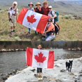 thumbnail image 3 of czcpp-Canada Drapeaux Canadiens 2x3 Extérieur Robuste pour Extérieur Brodé Feuille d'Érable Rayures Cousues 2 Illets en Laiton, 3 of 4