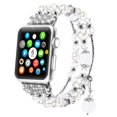 thumbnail image 2 of Jewelry Agate Watchband for iwatch Smartwatch Accessaries white_42-44MM, 2 of 4