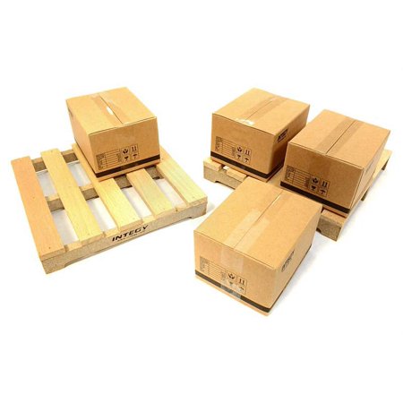 Integy RC Toy Model Hop-ups C26622 Realistic Wooden Pallet & Packaging Box Kit for 1/10 Scale Crawler price history on PriceWatchPro