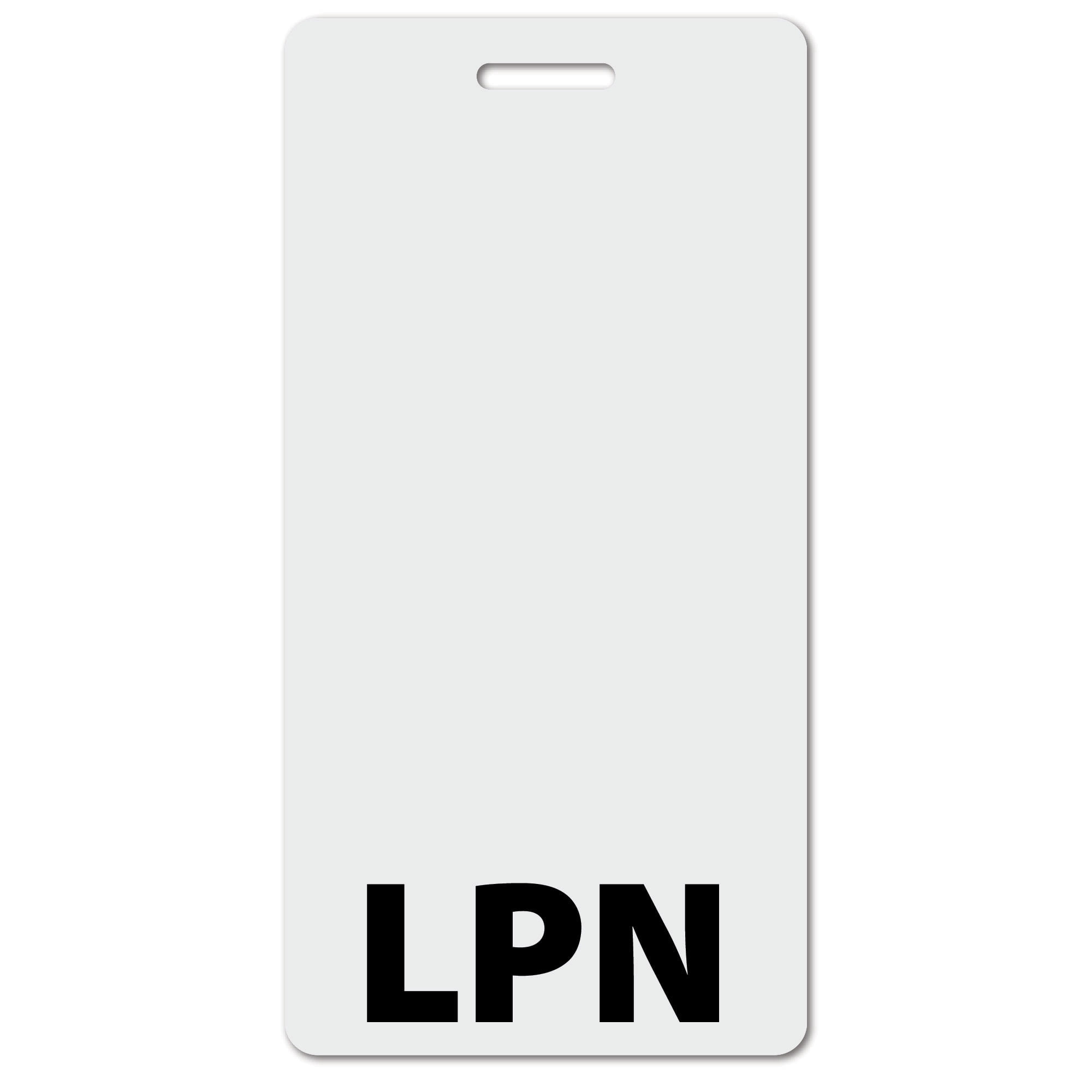 LPN Heavy Duty Vertical White (5 pack) - Spill & Tear Proof Cards - 2 ...