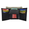 thumbnail image 6 of Genuine Leather Trifold Middle Flap Up ID Window Wallet 2755, 6 of 23
