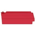 thumbnail image 2 of Akro-Mils 30150 Plastic Shelf Bins, Heavy Duty Storage Bins for Garage, Closet, and Drawer Organization, 12-Inch x 8-Inch x 4-Inch, Red, 12-Pack, 2 of 7