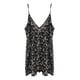 thumbnail image 1 of Vestido para Dama Mima2 Ligero Juvenil Floreado Negro con Blanco Talla M, 1 of 3