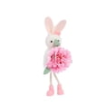 thumbnail image 4 of Decoración colgante de conejito de Pascua, lindo muñeco de conejo, artículo para fiesta, ligero, para Pascua Rosa, 4 of 9