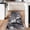 Black, variant on 2'x6' Runner Rug – Soft Modern Abstract Boho Washable Low-Pile Carpet, Non-Slip for Entryway, Bedroom, Office & Dining Table Gray