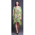 thumbnail image 2 of Bimba Watercolor LadiesÂ&nbsp;KaftanÂ&nbsp;Holiday Loungewear Midi Dress Beach Coverup-S-L, 2 of 5