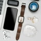 thumbnail image 5 of Funda para AirPods 4 Aleviker Cute Bling Marble con llavero, 5 of 7