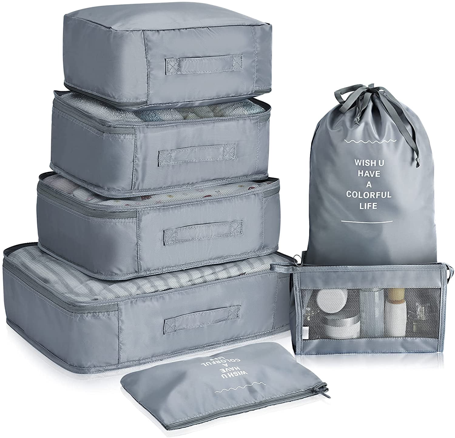 Packing Cubes For Travel, 7 Pcs Luggage 