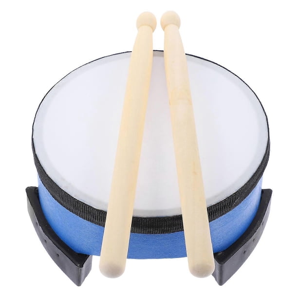 Percussion Instrument Drum Floor Drum for Music Education Blue Wood and Material Develop Sense of Rhythm 1Set