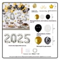 thumbnail image 4 of Balloon garland arch kit 2 set balloons for Birthday 2025 new year eve graduation retirement Party Decorations, 4 of 5