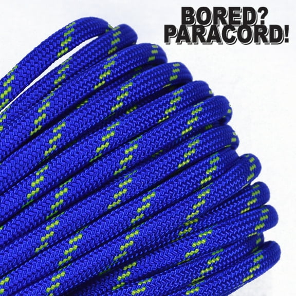 Bored Paracord Brand 550 lb Type III Paracord - Illusion 10 Feet