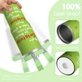 thumbnail image 2 of 30oz Stainless Steel Tumbler with Lid and Straw,Spill Proof Travel Cup Double Wall Vacuum Insulated Coffee Mug with Top Handle Light-green, 2 of 7