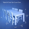 thumbnail image 3 of Pyle Patio Table Chair Cover - Armor Shield Lawn Veranda Porch Deck Ottoman Wicker Furniture Cover, 3 of 7