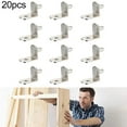 thumbnail image 1 of 20 Pcs Shelf Brackets Support Studs Pegs 5mm Metal Pin Shelves Seperator, 1 of 8