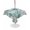 Teal Blue1, variant on Outdoor Tablecloth with Umbrella Hole for Patio/Picnic/Party/Camping, Teal Crabs Coastal Waterproof Table Cloth Rectangle Table Cover Washable, Summer Beach Coral Nautical Ocean (60"x 102")