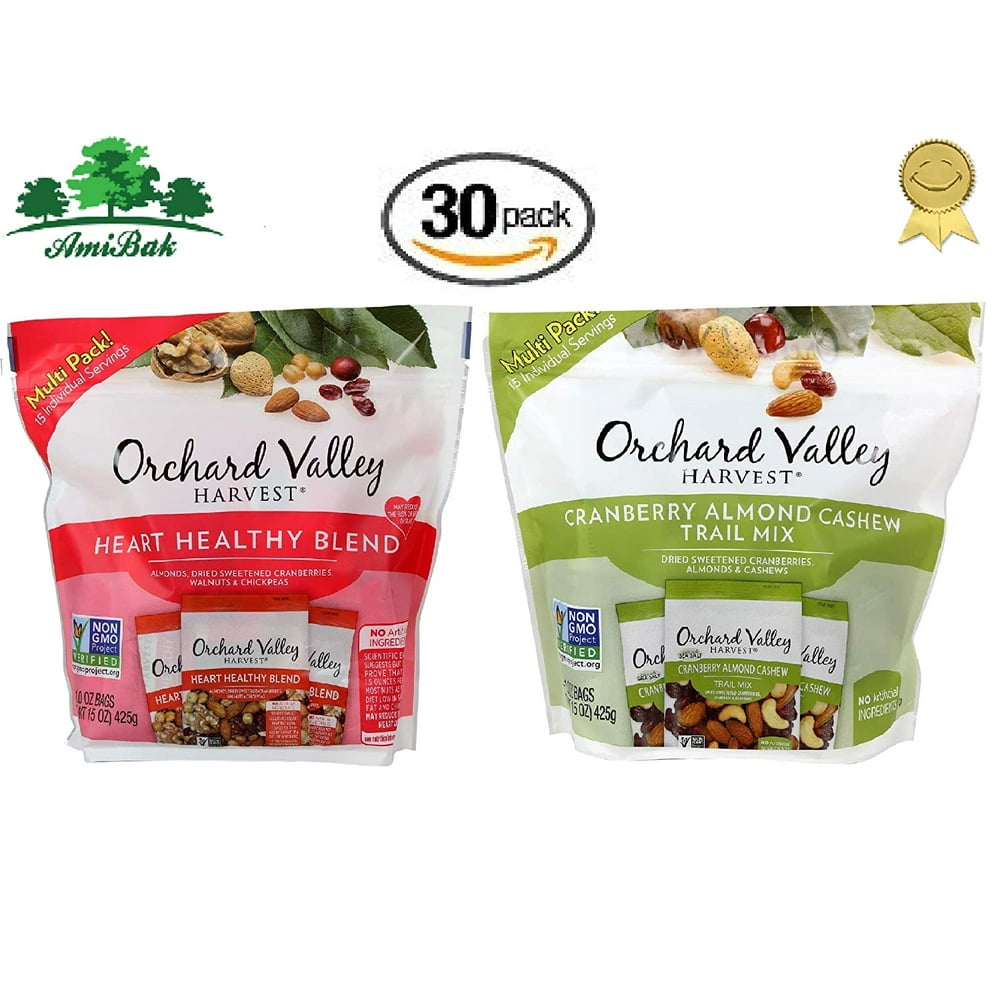 Orchard Valley Harvest Snack Packs Cranberry Almond Cashew Trail Mix