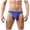 Blue, variant on HUPOM Men'S Underwear Underwear For Men Pack Low waist Drop Waist Solid Thong Red M