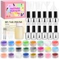 thumbnail image 1 of Kit para hacer esmaltes de uñas JCOOS con 12 botellas y 24 pigmentos, 1 of 8