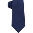 thumbnail image 1 of Kenneth Cole Mens Updated Glen Self-tied Necktie, Blue, One Size, 1 of 1