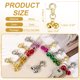 thumbnail image 2 of Uxcell 2 Pcs Cat Bell, Small Pet Collar Bells Keychain Cute Bulk Loud Jingle for Backpack Keychain Pendant Accessories DIY Crafts Christmas Decorations, Gold, 2 of 6