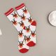 thumbnail image 2 of Colorful Socks, Christmas Socks Cute Elastic Mid Calf Lightweight Comfortable For Women For Home ANGGREK Otros, 2 of 7