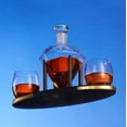 thumbnail image 7 of Godinger Whiskey Decanter and Whiskey Glasses Set, Diamond Liquor Decanter and Cocktail Whiskey Glasses Gift Set - for Liquor, Scotch, Bourbon, Vodka - 850ml, 7 of 7