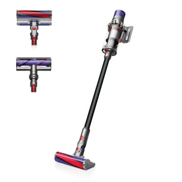 Dyson V8 Fluffy Cordless Stick Vacuum Red Bagless HEPA Filter Telescopic  Handle