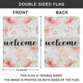 thumbnail image 4 of Spring Summer Multicolored Flower Leaves Garden Flag 12.5x18 Inch Double Side for Outdoor Courtyard Garden Decor Flowers Welcome Holiday Flag for Outside Decoration, 4 of 4
