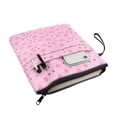 thumbnail image 3 of HELLHERO Strawberry Pattern Polyester Fabric Tote Bags for Women Book Organzoer Holder with Zipper Bible Tote Bags Easy Carry Book Case for Prayer, 3 of 8