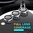 thumbnail image 6 of Dteck for Samsung Galaxy Z Fold4 5G Camera Lens Protector, 9H Tempered Glass Camera Cover Screen Protector Metal Individual Ring for Samsung Fold4 5G 2022 Release, Silver, 6 of 6