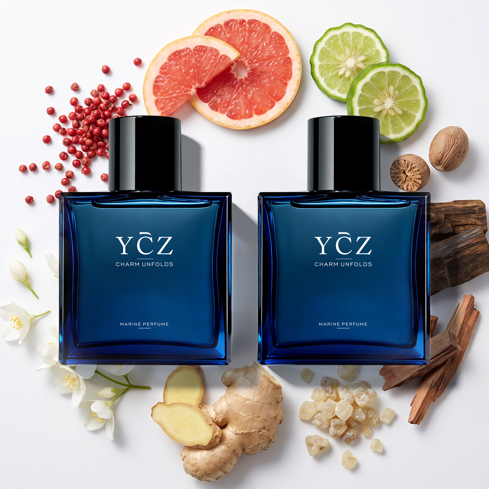 YCZ Charm Unfolds Men's Eau de Parfum, 2-Pack, 1.7 oz Each photo 3