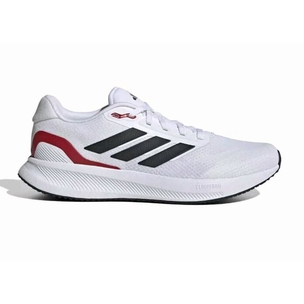 Ad-id-as Runfalcon 5 Men's Size 11 White Black Scarlet Running Shoes IE8818 New