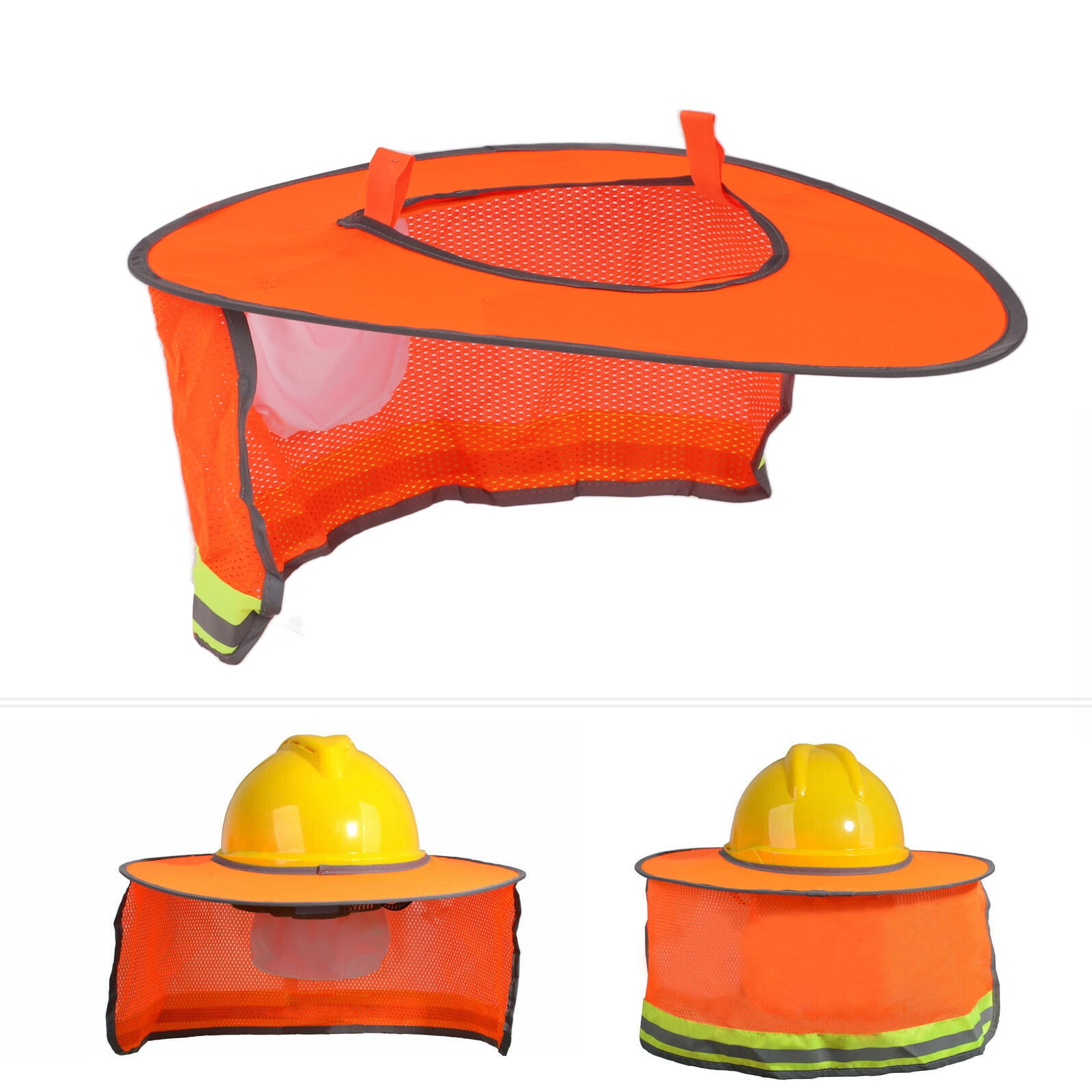 EBTOOLS Helmet Sun Shade,Hard Hat Sun Shade Summer High Visibility Full