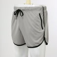 thumbnail image 3 of PEASKJP Shorts Men Big And Tall Men's Extreme Motion Flat Front Short Casual Summer Shorts (Grey,M), 3 of 5