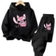 thumbnail image 3 of Sudadera con capucha y estampado gráfico de dibujos animados de anime para niños y niñas, de 3 a 14 años, de manga larga, 3 of 5
