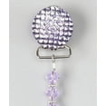 thumbnail image 4 of Quilted Swarovski Crystal with Swarovski Crystals and Sterling Silver Daisy Spacers Pacifier Clip, 4 of 4