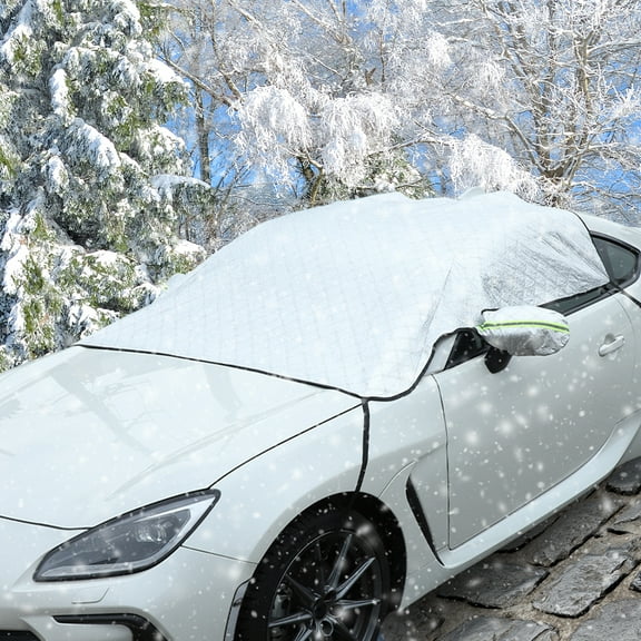 TINKI Windshield Snow Cover Fit for Subaru BRZ 2022, Car Front Windshield Cover, Windshield Snow Ice Cover Protects Windshield and Wipers from Rain, Sun, Frost