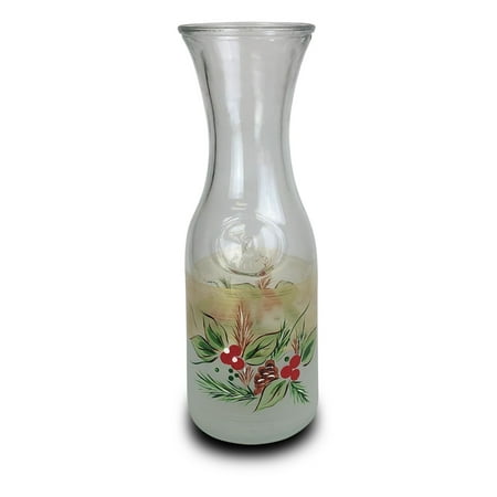 

Black Forest Pine Carafe Glass 11”