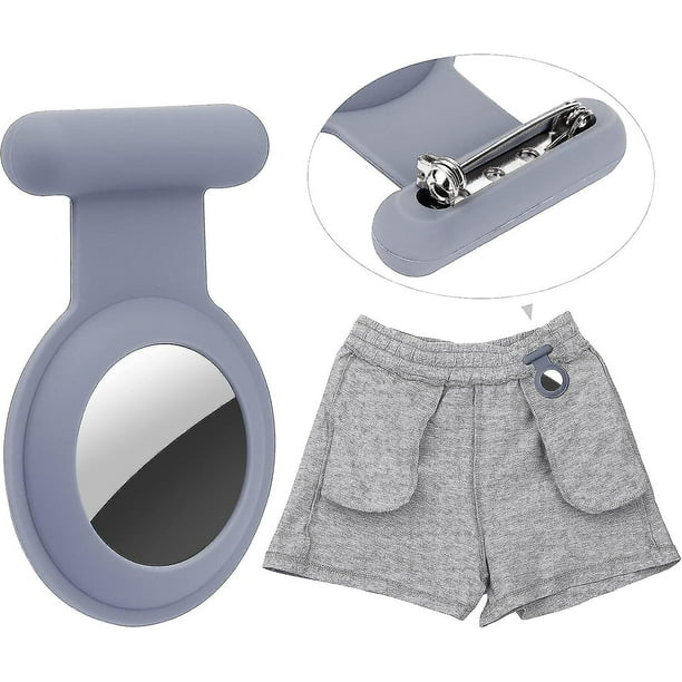 Rastreador Gps Airtag oculto, Airtag para niños, ancianos, mascotas, ropa, más seguro que el reloj Airtag. (gris)