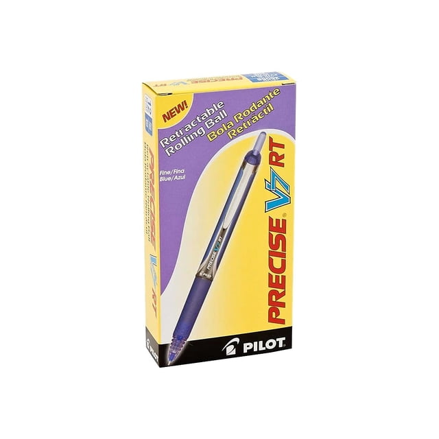 Bolígrafos con punta fina PILOT Precise V7 RT, tinta azul