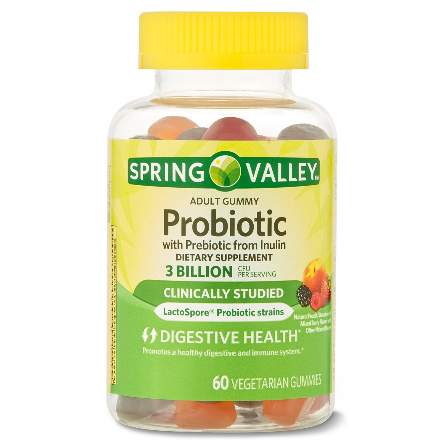 Spring Valley Sv Pro + Prebiotic 3b Veg Gummy 60