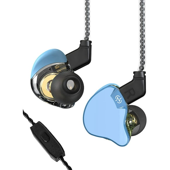 CCZ in Ear Monitor 1DD+1BA Hybrid Bass in-Ear Earphones, HiFi Headphone Noise-Isolating Earbuds for Drummer