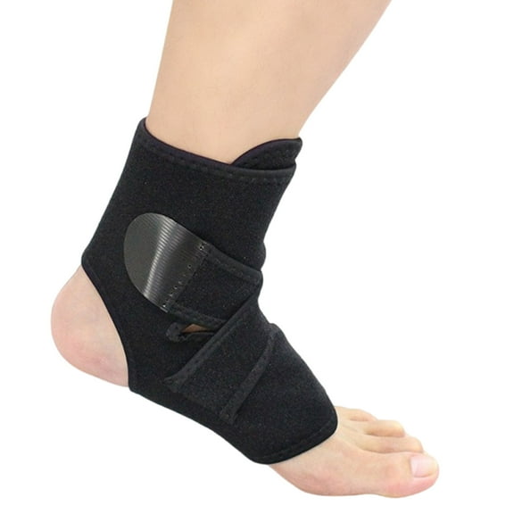 Adjustable Ankle Support Brace for Running Volleyball, Left Right Use, Ankle Support Brace with Compression Strap